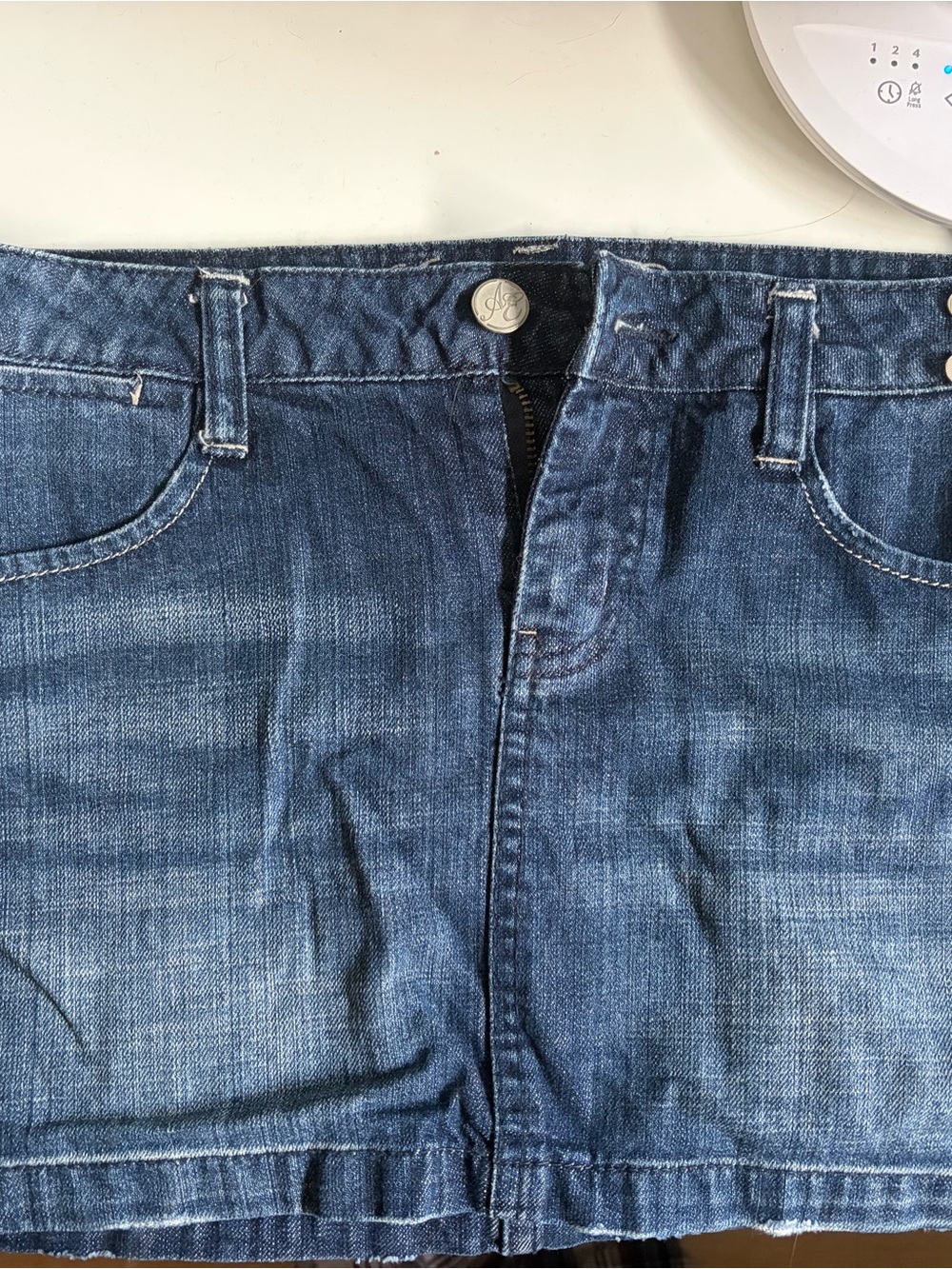Y2K American Eagle Outfitters Blue Denim Mini Skirt
